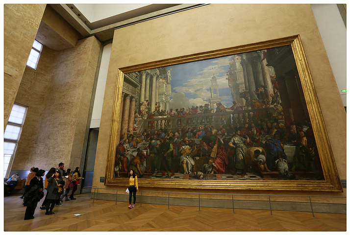 卢浮宫最大的油画作品,委罗内塞的《加纳的婚礼.
