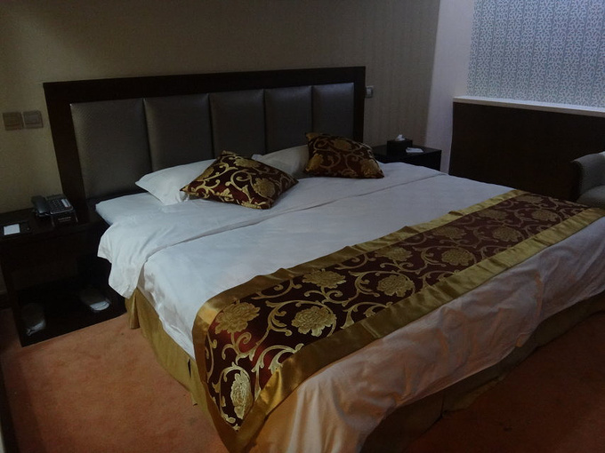 第四天晚上,终于可以舒服的睡觉了.我们住的是赛丽斯酒店.