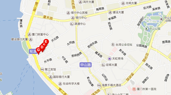 岛路--中山路美食街--台湾美食街_厦门大学v代表字代表古代的美食图片
