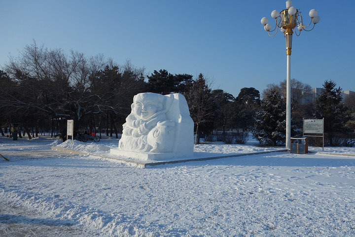 可是,雪景真的好美