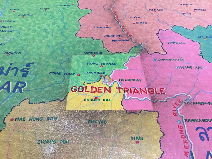 知道了金三角在地图上的位置,恍然大悟.