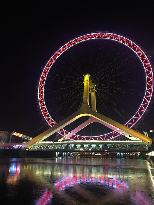 天津之眼摩天轮图片