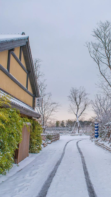 【无锡·拈花湾】关于盛世美颜的拈花湾雪景,做了一组