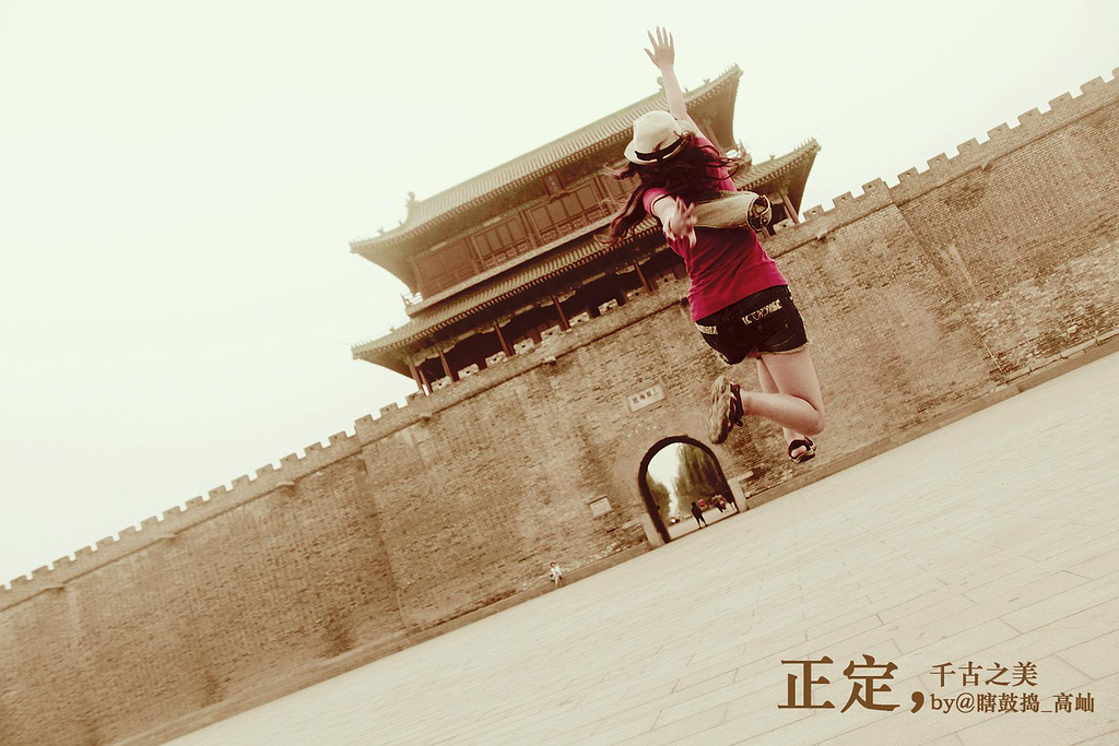 方三雄镇--正定你有瑰伟灿烂._正定古城墙游