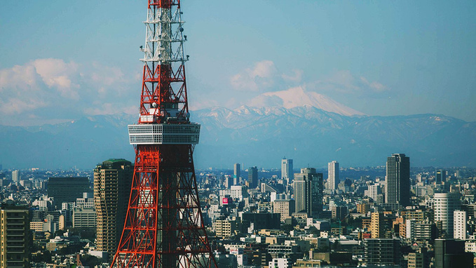 虽然确实可以在东京看见富士山就是了