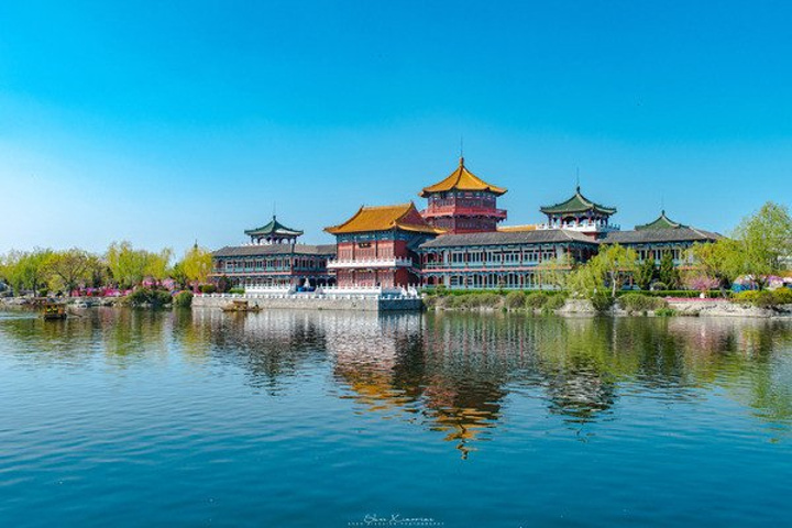 .,是园林融一座艺术景观和古典直线建筑艺术为ai一定绘制中如何山水宽度的图片