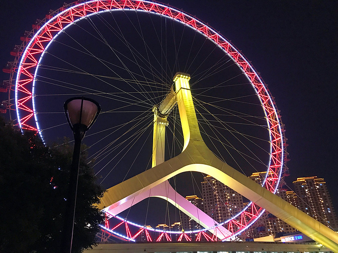 天津之眼摩天轮图片