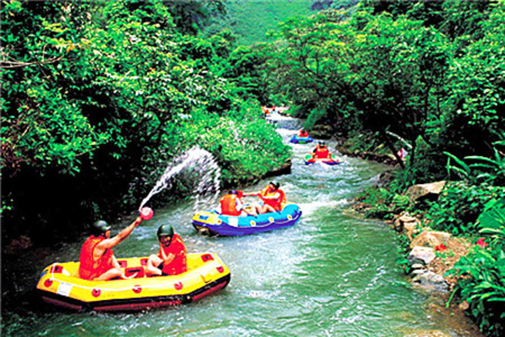 龙花洞响水河漂流