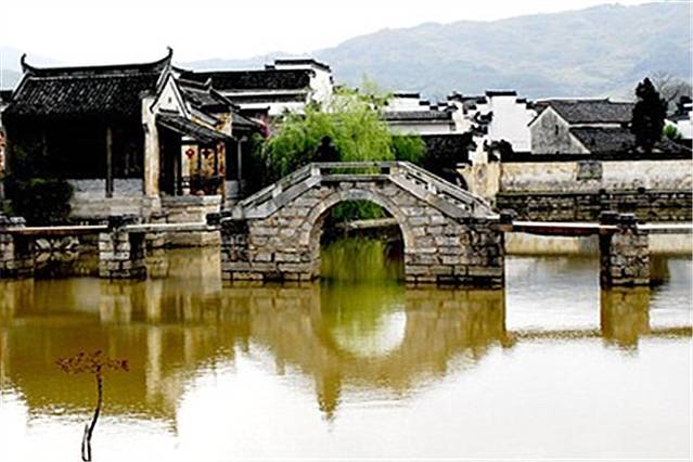 婺源理坑速写风景临摹图片展示