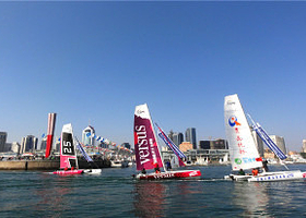 青岛加勒比帆船观光体验