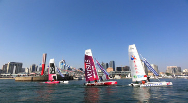 青岛加勒比帆船观光体验