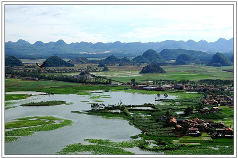 普者黑是重点风景名胜区,2009年由旅游局批准成
