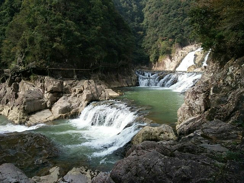 九龙祭瀑布群旅游景点攻略图