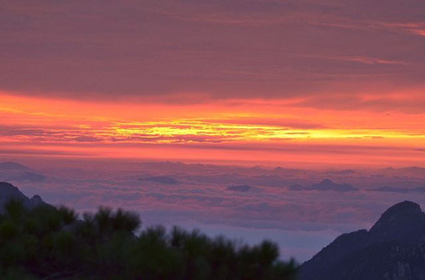 黄山风景区旅游景点攻略图