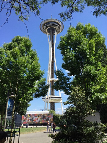 "西雅图的太空针塔是西雅图城市的地标性建筑，位于西雅图的市中心_太空针塔"的评论图片