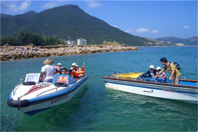 深圳大鹏龙岩古寺,快艇出海大甲岛,烧烤,露营纯玩巴士两天一夜游!