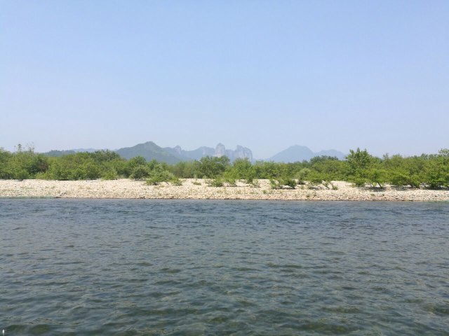 楠溪江桃花源竹筏漂流