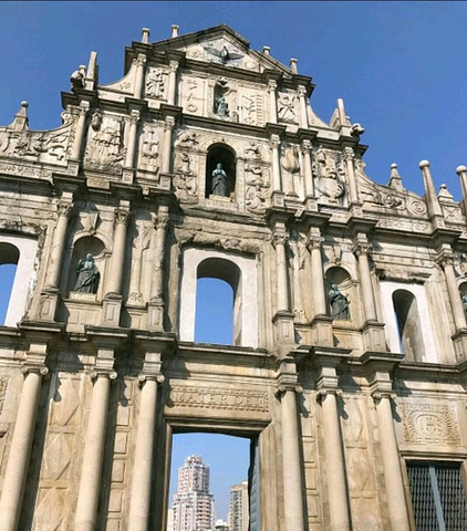 "大三巴是一段历史,一个故事,也是一个景点_大三巴牌坊"的