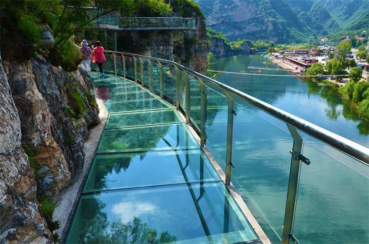 十渡乐谷银滩玻璃栈道 拒马乐园纯玩一日游(可升级八渡漂流)