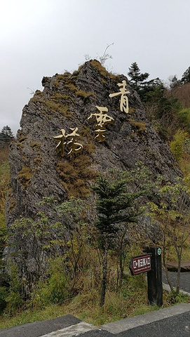 "这里是我国发现野人的地方，游玩的那天山上一直下雪，有的地方雪下的好大，一片云雾缭绕，没法完全看..._神农顶风景区"的评论图片