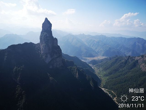 神仙居旅游景点攻略图