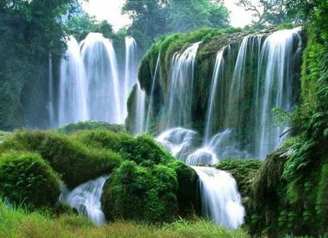  德天瀑布两日自助游>紫龙山庄畅游德天瀑布美景,尝农家美食,住农家屋