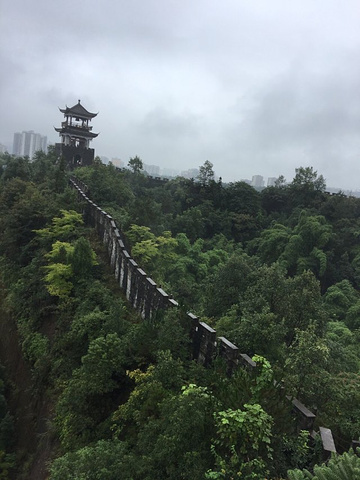 "土司城遗址占地面积很大，有民族特色的建筑物，还有微缩版长城一样的土司城墙_恩施土司城"的评论图片