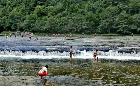 白水洋风景区旅游景点攻略图