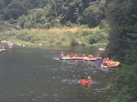 白云溪漂流旅游景点攻略图