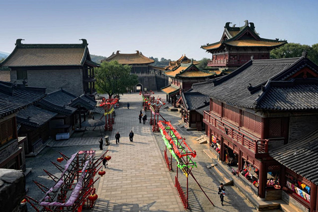 【 水浒城景区】,州县区·紫石街,京城区·清明上河街,梁山区·忠义堂