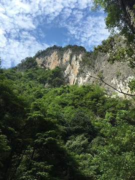 中坝大峡谷旅游景点攻略图