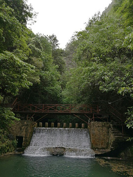 中坝大峡谷旅游景点攻略图