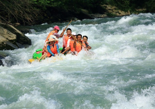 王屋山漂流西山勇士漂