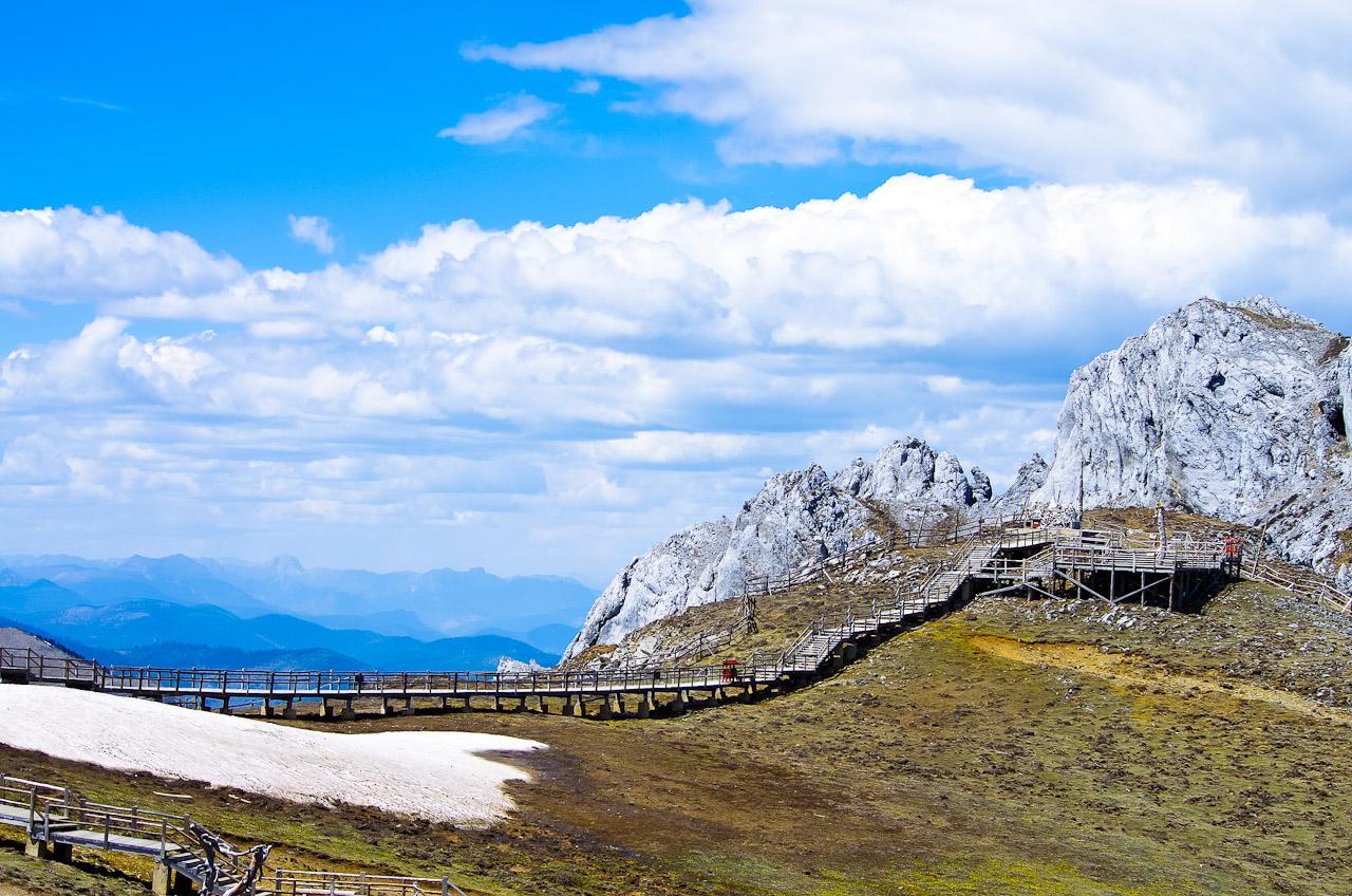 石卡雪山门票往返索道香格里拉城区至景区往返交通成人票