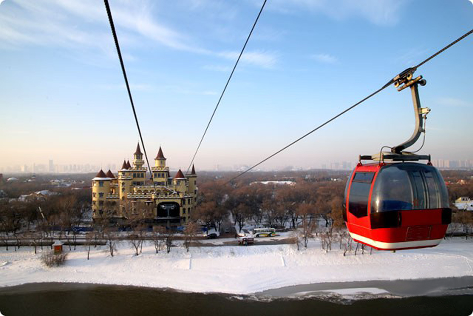 松花江索道往返票