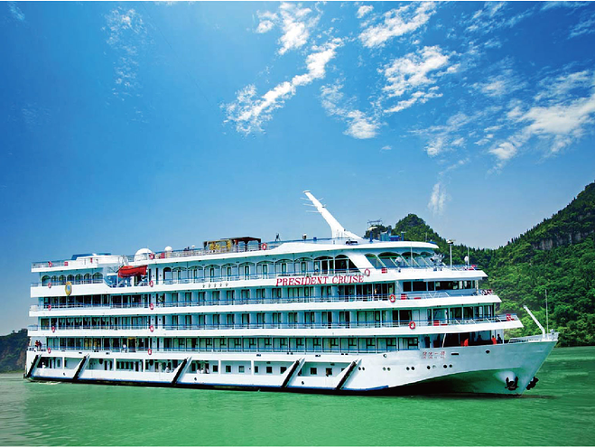 总统系列五星游船,下水纯玩,重庆,石宝寨,神农溪,宜昌,三峡大坝火车6