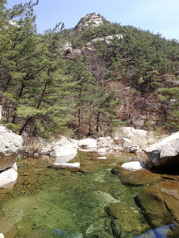 水清清的,天蓝蓝的,心情美美的_昆嵛山无染寺"的评论图片
