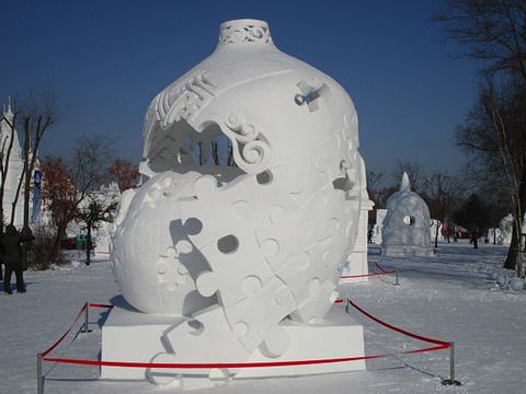 太阳岛雪博会旅游景点攻略图