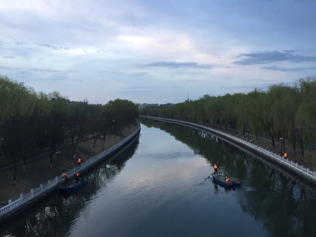 京城水系八一湖码头