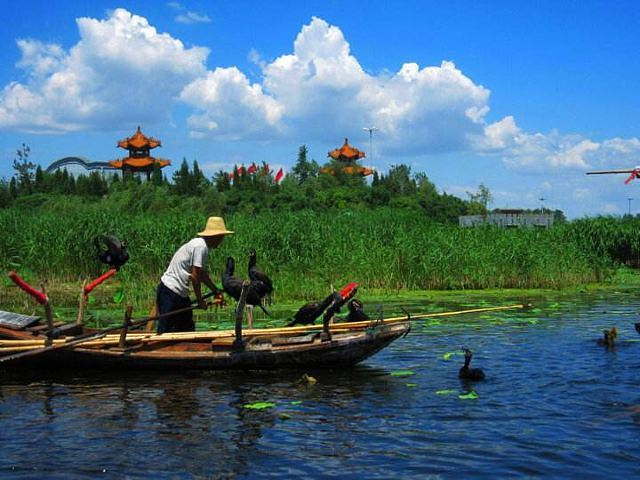 白洋淀水上游乐园旅游资源丰富,景点内涵盖了精品荷花,水乡民俗,节目