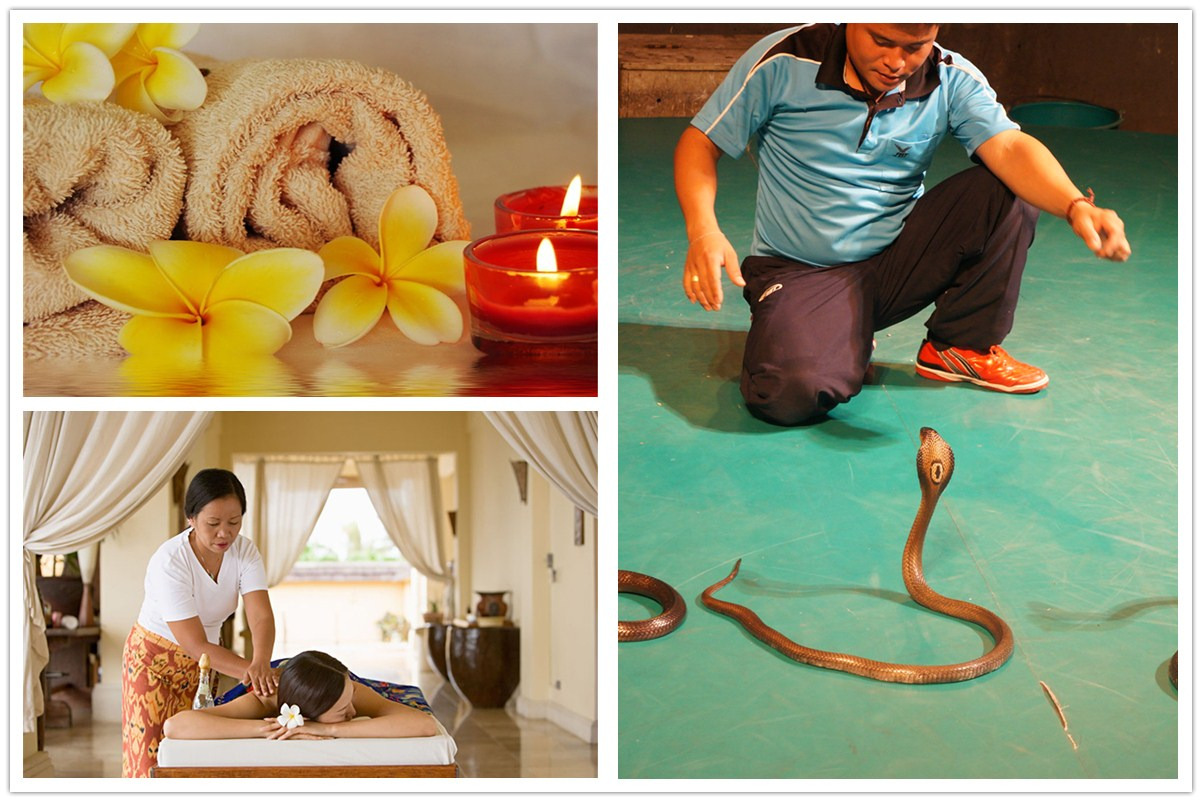 骑大象,泰式按摩,人妖秀