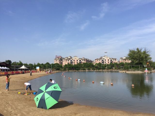 湘家荡月亮湾沙滩