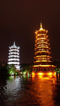 桂林两江四湖景区旅游景点攻略图