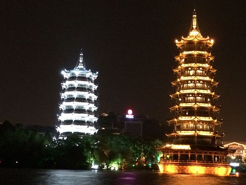 桂林两江四湖景区旅游景点攻略图