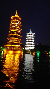 桂林两江四湖景区旅游景点攻略图