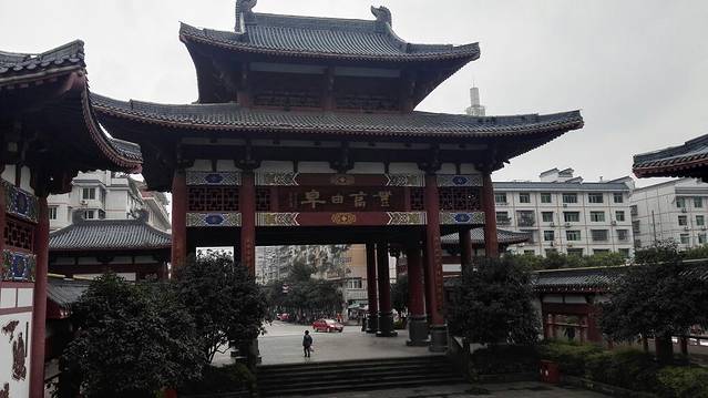 南充西山风景区-万卷楼景区