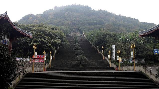 南充西山风景区-万卷楼景区