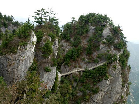 秦岭天竺山旅游景点攻略图