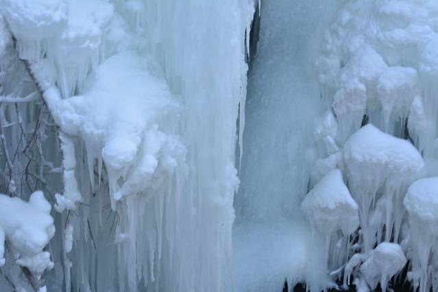 玉渡山冰瀑