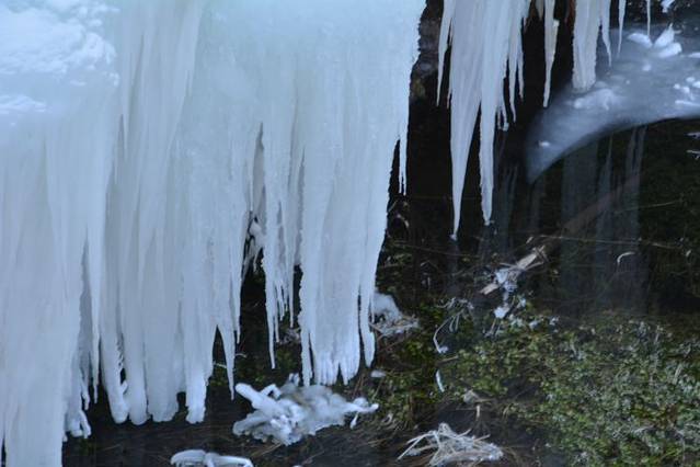玉渡山冰瀑